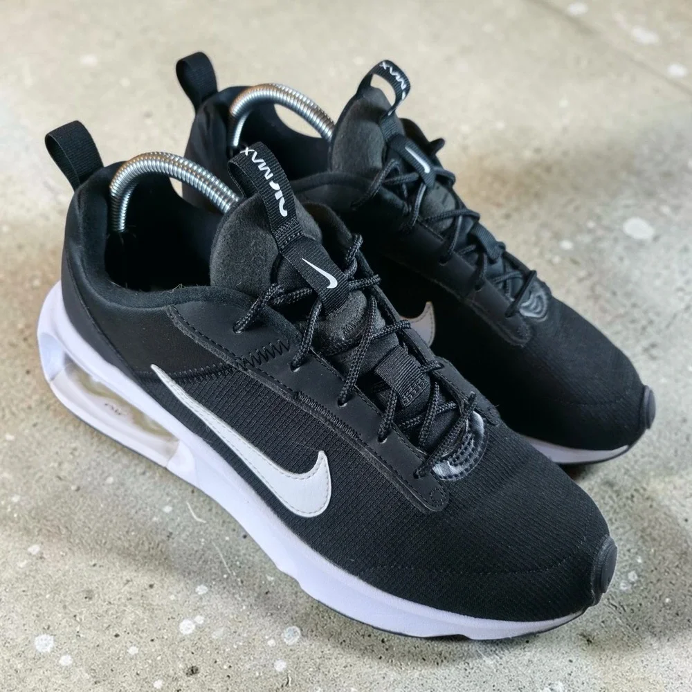Nike Air Max Interlock Lite Black White Shoes Womens‎ 10 / Mens 8.5 *No Insoles*